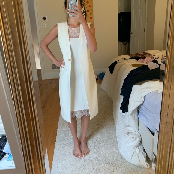 BCBG white blazer style dress - Picture 5 of 8